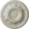 Ekena Millwork Granada Ceiling Medallion (Fits Canopies up to 7 1/8"), Hand-Painted Flash Blue, 23 1/2"OD x 2 3/4"P CM24GAFBS - alternate 1